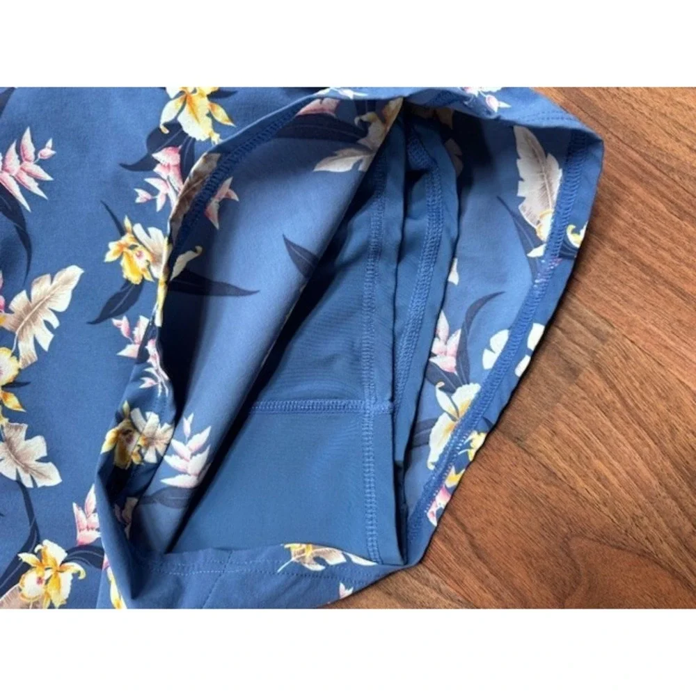 Fair Harbor Swim Trunks Mens LRG Floral Hawaiian Lined Pockets Beach Pool Shorts